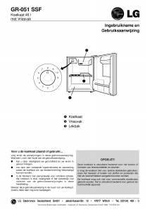 Bedienungsanleitung LG GR-051SL Kühlschrank