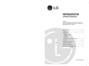 Manual LG GC-051SNA Refrigerator