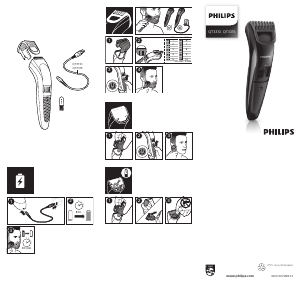 Manual Philips QT3315 Beard Trimmer