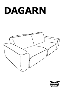 Brugsanvisning IKEA DAGARN Sofa