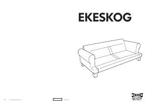 large disinfect Up Manual IKEA EKESKOG Sofa