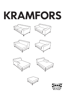 Руководство IKEA KRAMFORS Диван