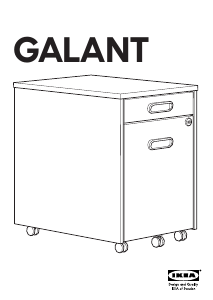 Посібник IKEA GALANT Комод