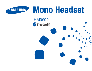 Handleiding Samsung HM3600 Headset