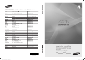 Handleiding Samsung LE22C430C4W LCD televisie