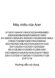 Hướng dẫn sử dụng Acer GM512 Máy chiếu