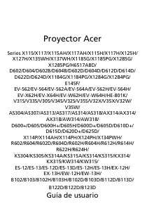 Manual de uso Acer H6517ABD Proyector