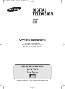 Handleiding Samsung SP-43Q5HD Televisie