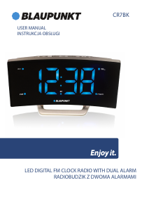 Manual Blaupunkt CR7Bk Alarm Clock Radio