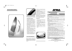 Manual de uso Atma PS 835 Plancha