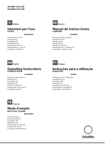 Handleiding Scholtès SCHGF 9.8 LDI Afzuigkap