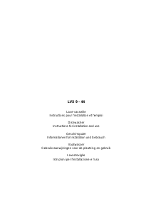 Manuale Scholtès LVX 9-44 AN Lavastoviglie