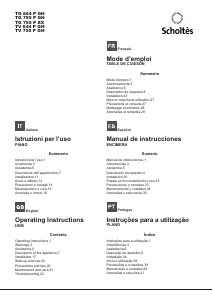 Εγχειρίδιο Scholtès TG 644 P(IX) GH (EU) Εστία κουζίνας