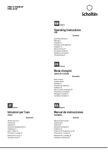 Mode d’emploi Scholtès PMG 41 DCDR SF Table de cuisson