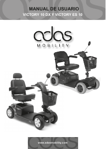 Manual de uso Adas Victory 10 DX Scooter de movilidad