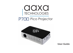 Manual AAXA P700 Projector