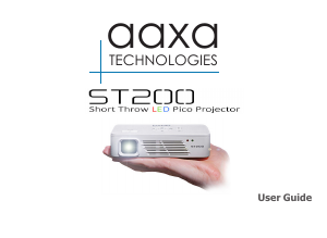 Manual AAXA ST200 Projector