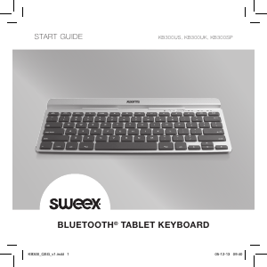 Manual de uso Sweex KB300SP Teclado