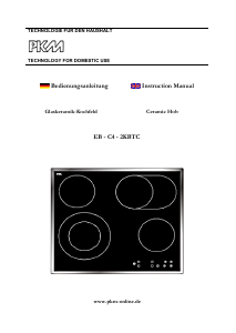 Manual PKM EB-C4-2KBTC Hob