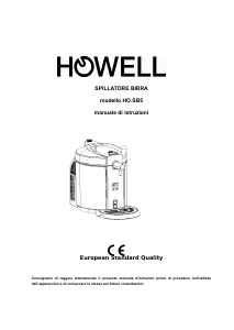 Manuale Howell HO.SB5 Spillatore