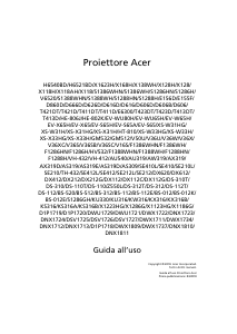 Manuale Acer X1123HG Proiettore