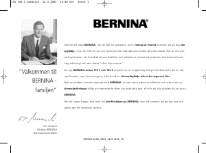 Bruksanvisning Bernina Activa 145 S Symaskin