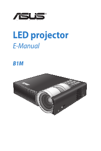 Manual Asus B1M Projector