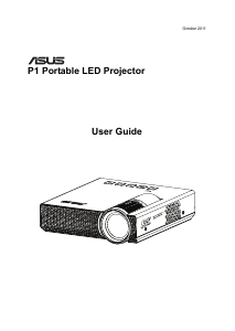 Manual Asus P1 Projector