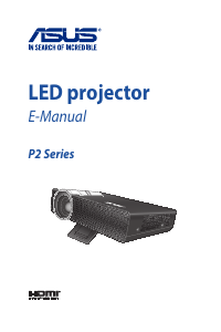 Manual Asus P2 Projector