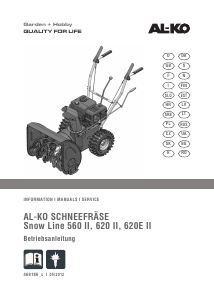 Bruksanvisning AL-KO SnowLine 560 II Snöslunga