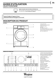 Mode d’emploi Whirlpool HSCX 80421 Sèche-linge