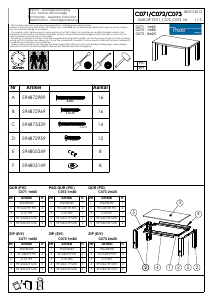 Mode d’emploi Pronto Caldare Table de salle à manger