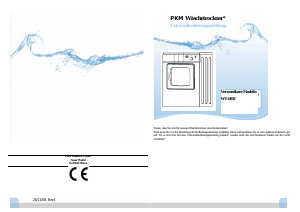 Bedienungsanleitung PKM WT-605C Trockner