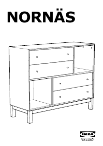Посібник IKEA NORNAS Комод