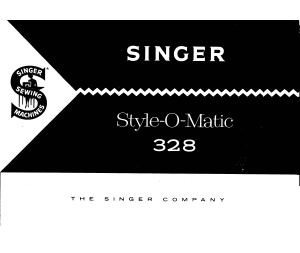 Manual Singer 328 Style-O-Matic Sewing Machine