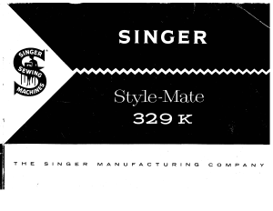 Manual Singer 329K Style-Mate Sewing Machine