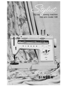 Manual Singer 538 Stylist Sewing Machine