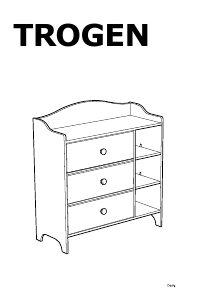 Használati útmutató IKEA TROGEN Fésülködőasztal