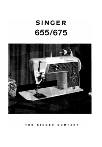 Manual Singer 655 Sewing Machine