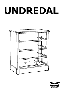 Käyttöohje IKEA UNREDAL Lipasto