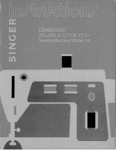 Manual Singer 714 Graduate Sewing Machine