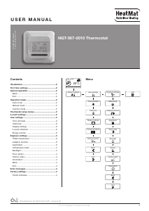 Manual Heat Mat NGT-567-0010 Thermostat