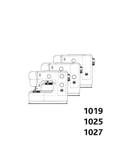 Manual Singer 1025 Sewing Machine