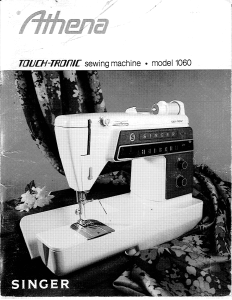 Manual Singer 1060 Athena Sewing Machine