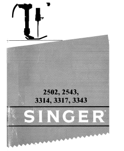 Manual de uso Singer 2502 Máquina de coser