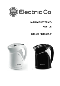 Manual Electric Co KT3655-P Jarro eléctrico