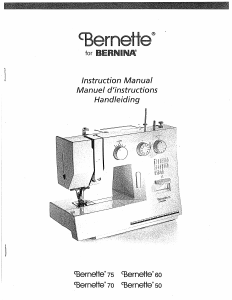 Manual Bernina Bernette 50 Sewing Machine