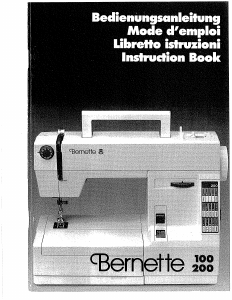 Manual Bernina Bernette 200 Sewing Machine
