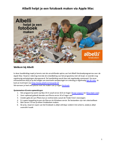 Handleiding Albelli Mac 2.0