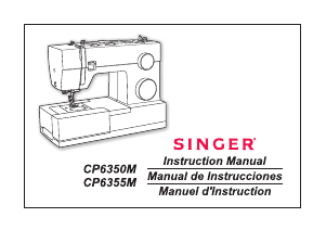 Manual de uso Singer CP6350M Máquina de coser